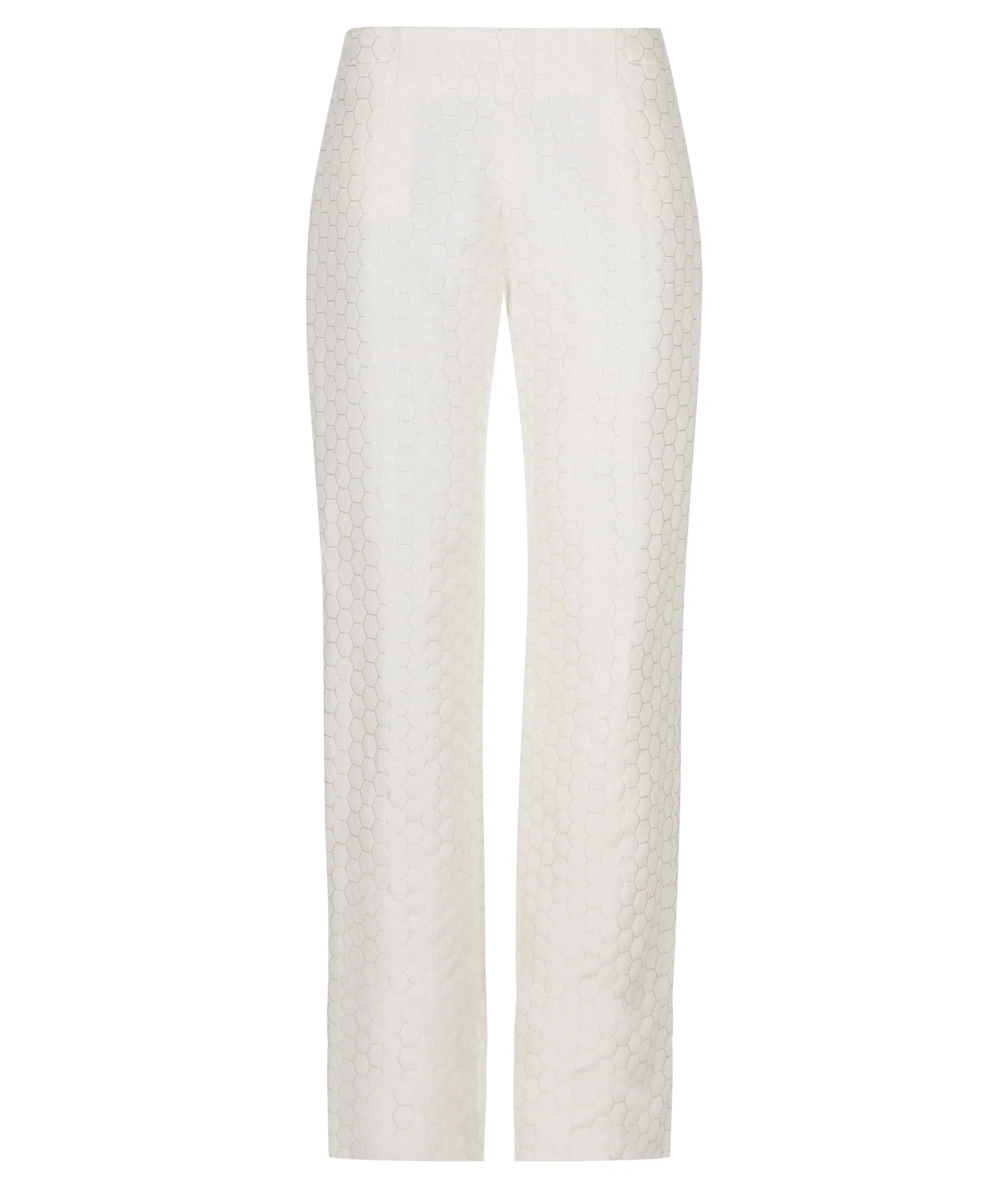 170106D -Beige Hexagon Trouser