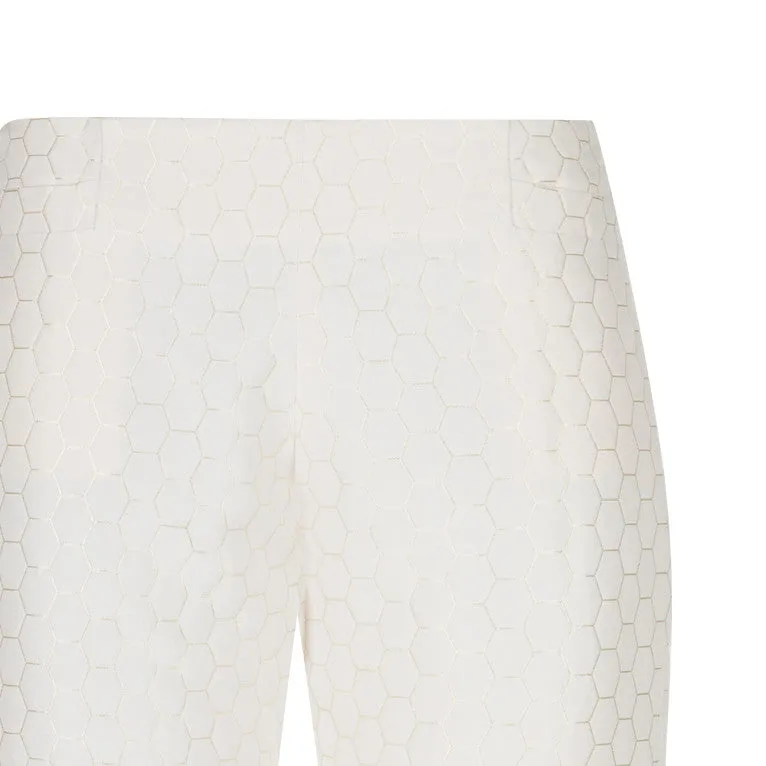 170106D -Beige Hexagon Trouser