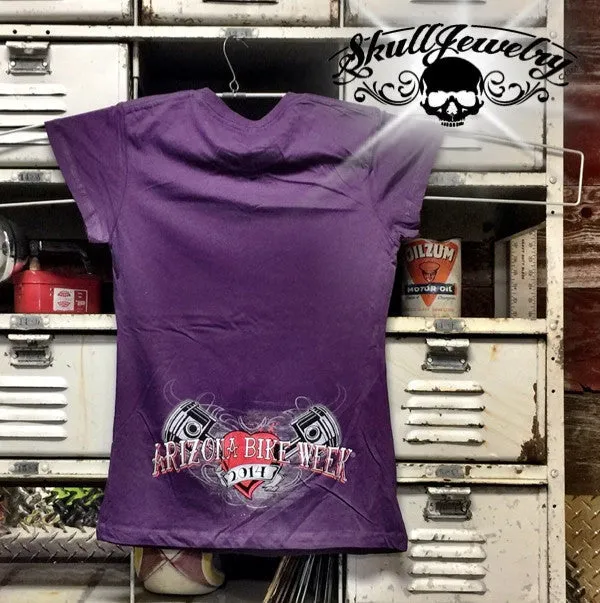 2014 Women's Arizona Bike Week Rally T-Shirt (wts002)