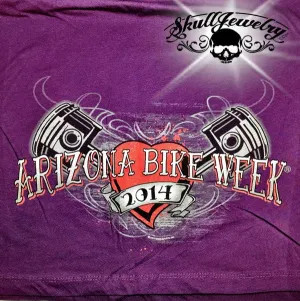 2014 Women's Arizona Bike Week Rally T-Shirt (wts002)
