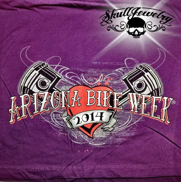 2014 Women's Arizona Bike Week Rally T-Shirt (wts002)