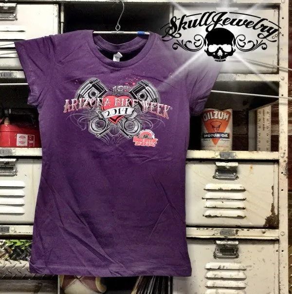 2014 Women's Arizona Bike Week Rally T-Shirt (wts002)
