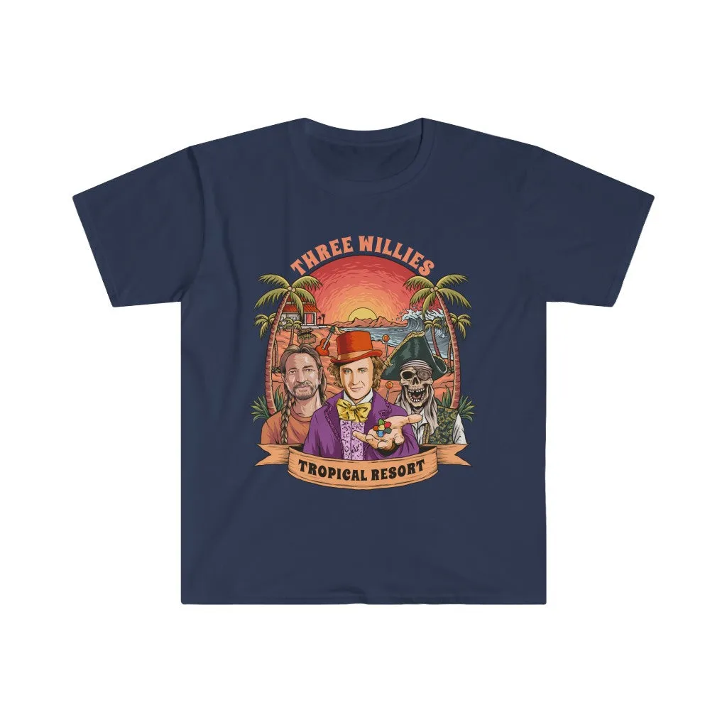 3 Willies Tee on Softstyle