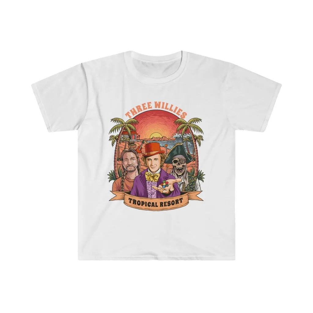 3 Willies Tee on Softstyle