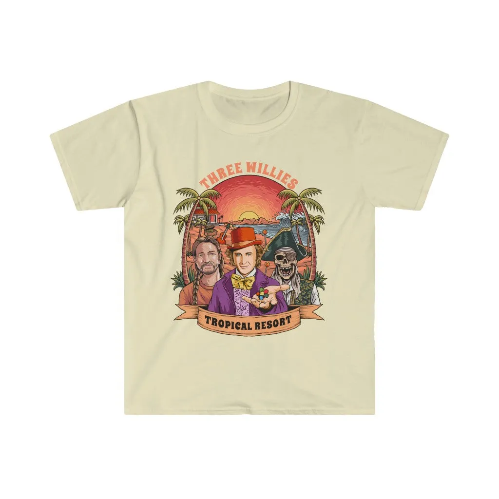 3 Willies Tee on Softstyle
