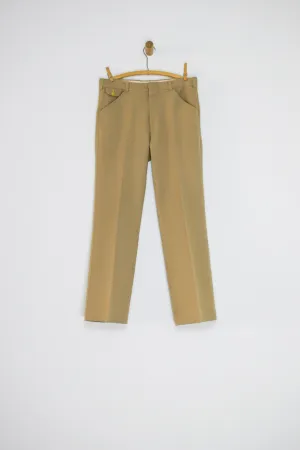 70's KHAKI SLACKS / 33