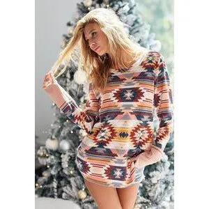 Accentuated Aztec Top