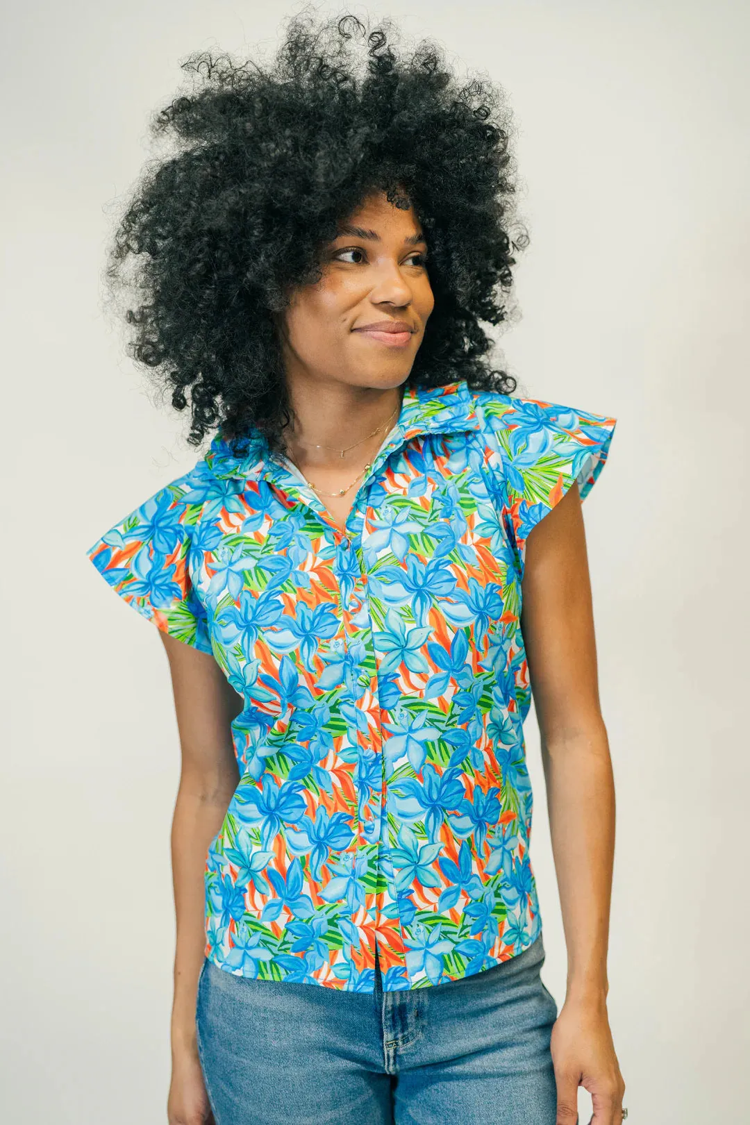 Adelyn Blouse - Firecracker