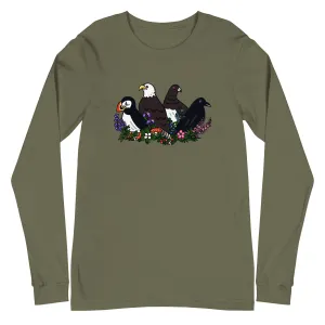 Alaskan Birds and Flora Long Sleeve