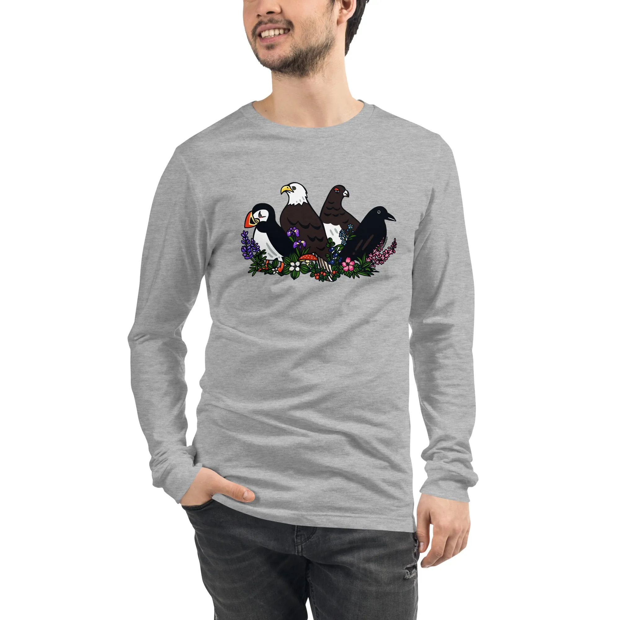 Alaskan Birds and Flora Long Sleeve