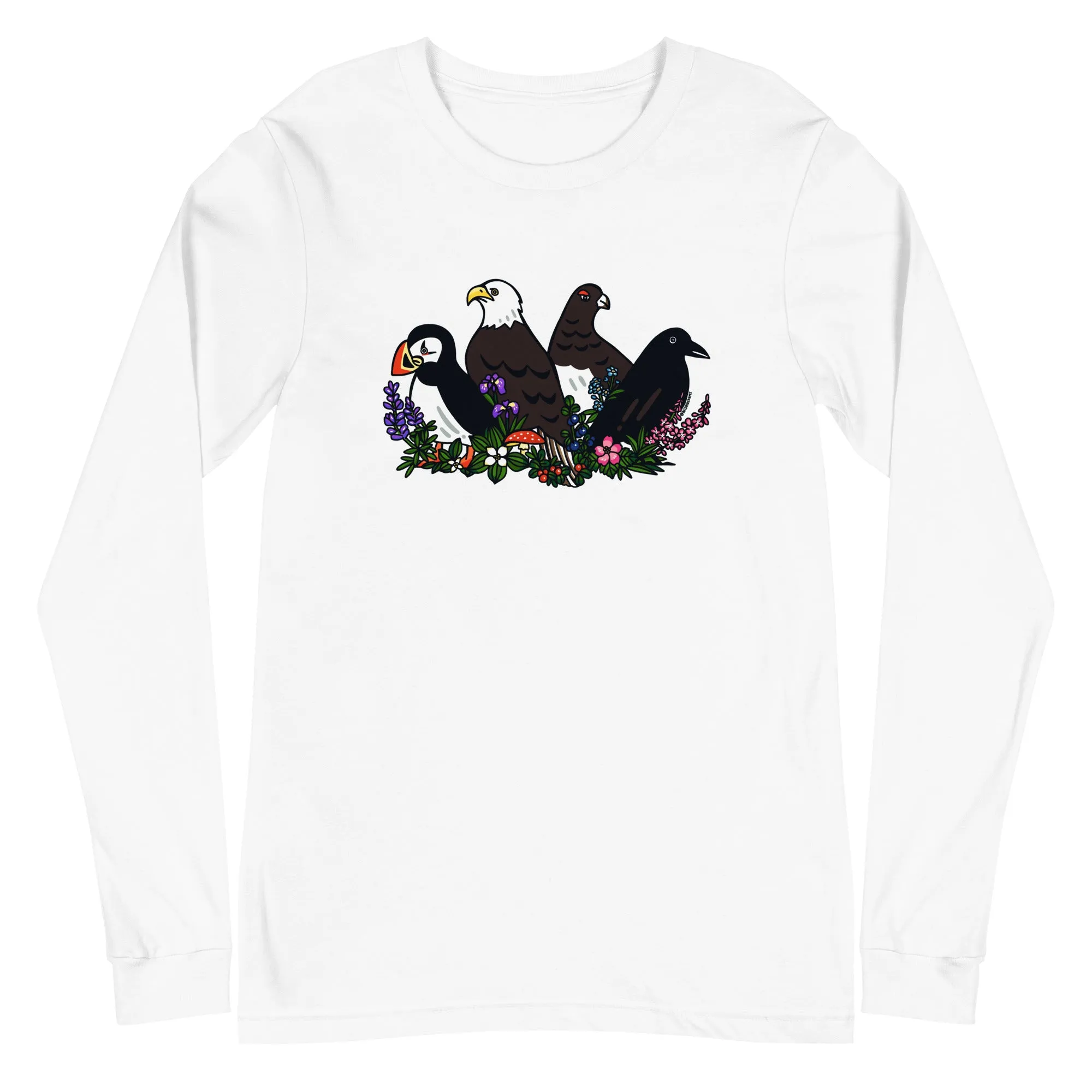Alaskan Birds and Flora Long Sleeve