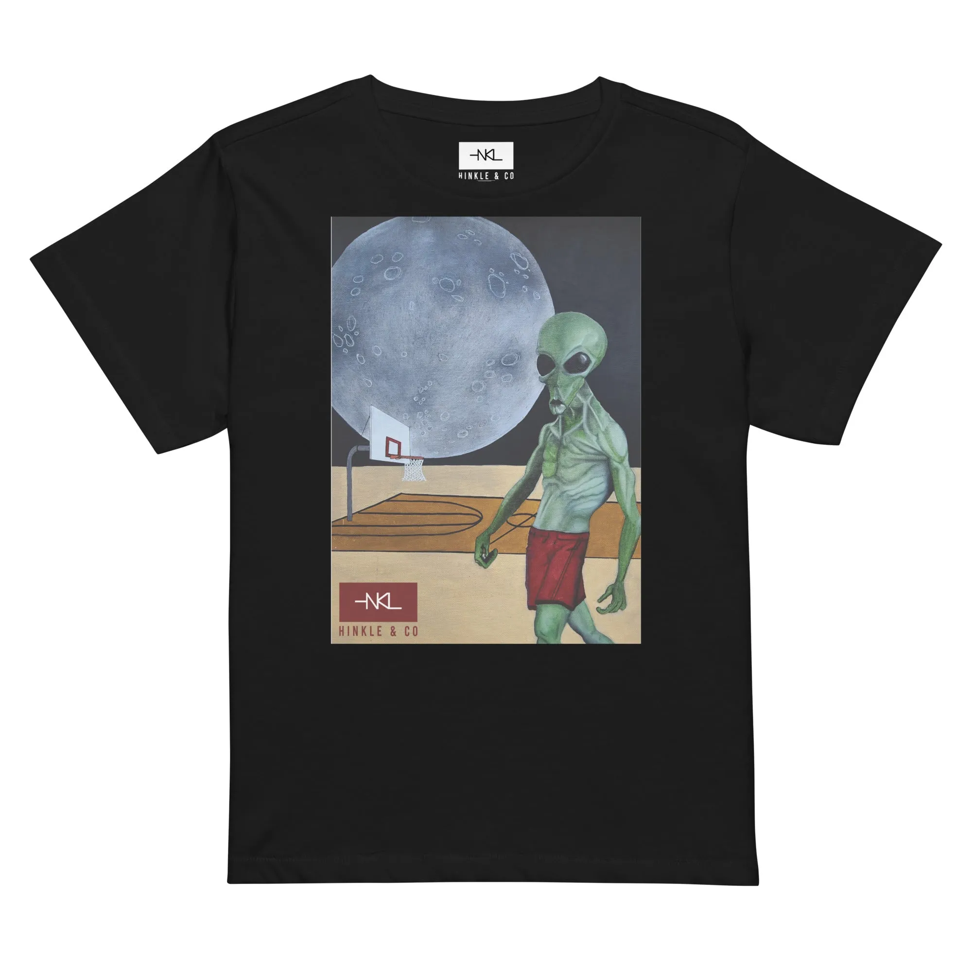 Alien Hoops T-Shirt | Cosmic Street Ballin'