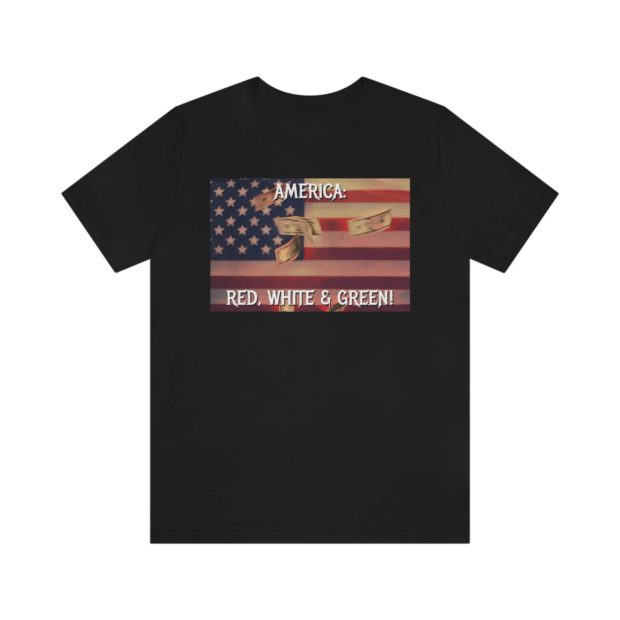 America: Red, White & Green! Short Sleeve Tee