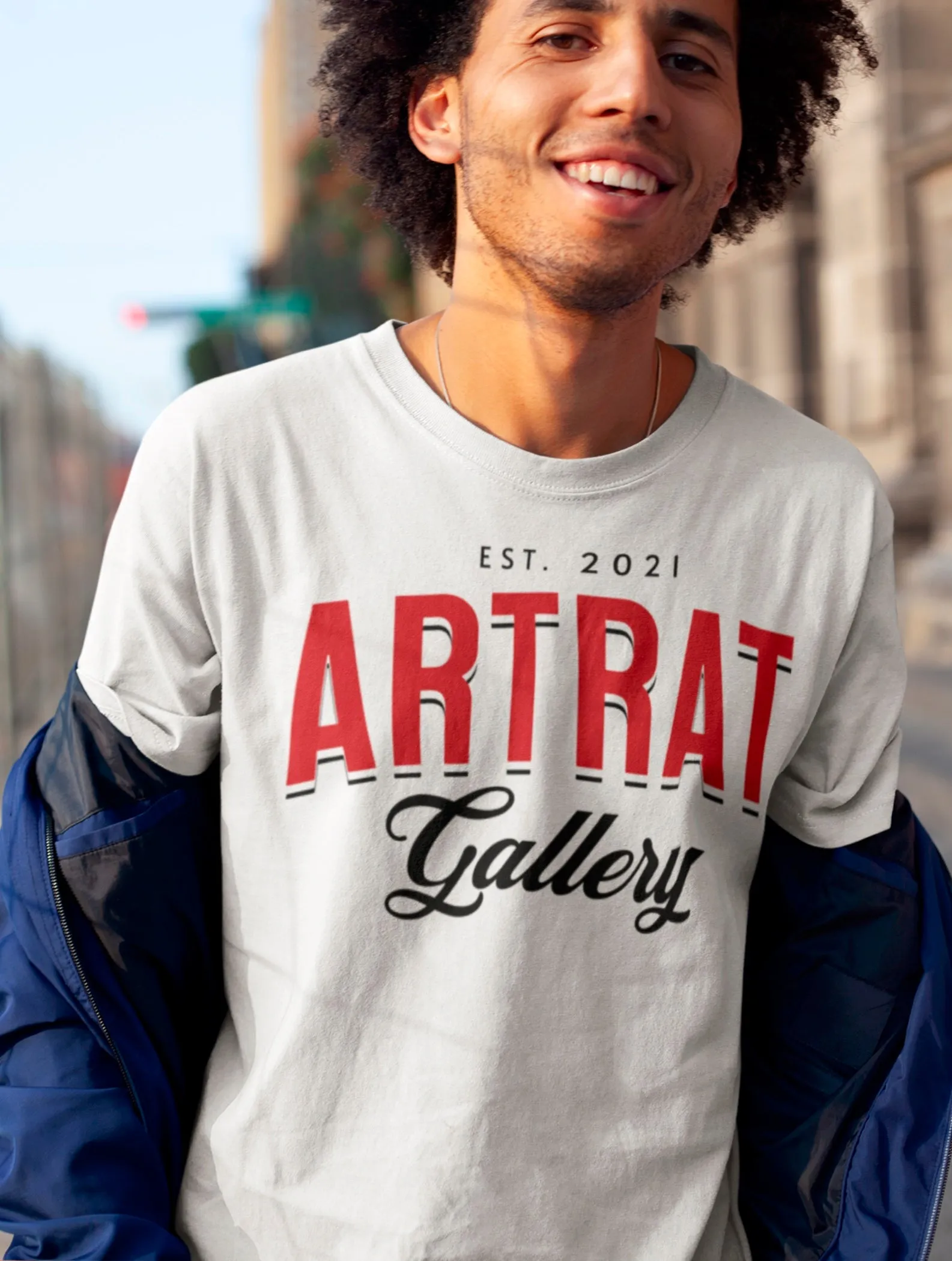ArtRat Gallery Cotton T-Shirt - White