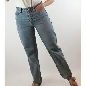 Assembly Label pre-owned light to mid denim straight leg jeans size 30 (best fits size 10)