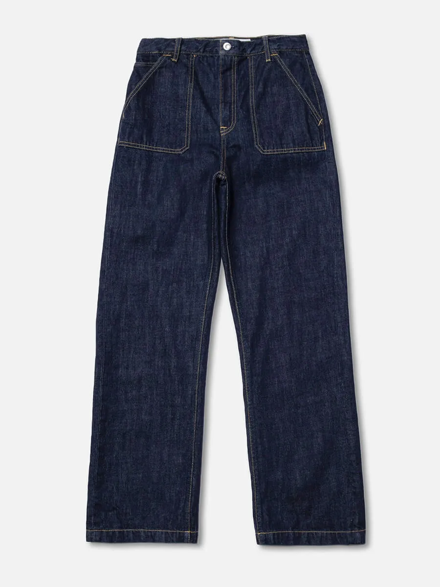 Asta Workwear Pants - One Wash Denim