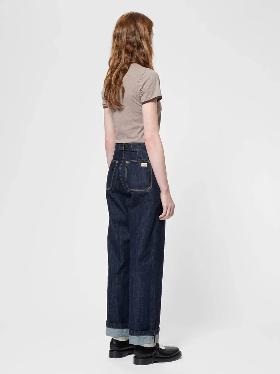 Asta Workwear Pants - One Wash Denim