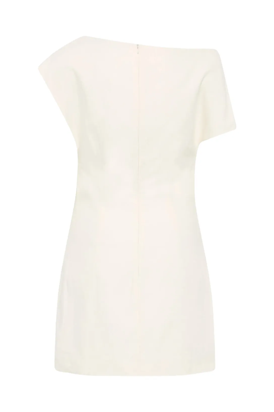 Asymmetric Mini Dress | Ivory