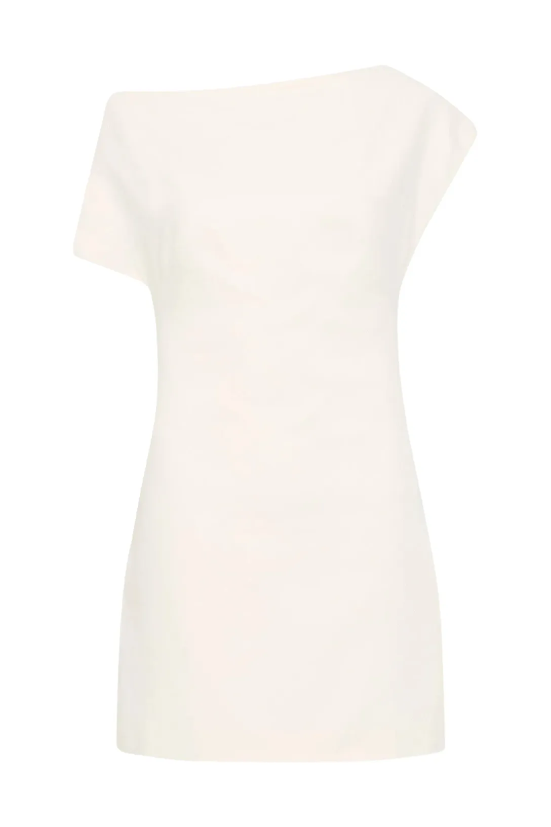 Asymmetric Mini Dress | Ivory