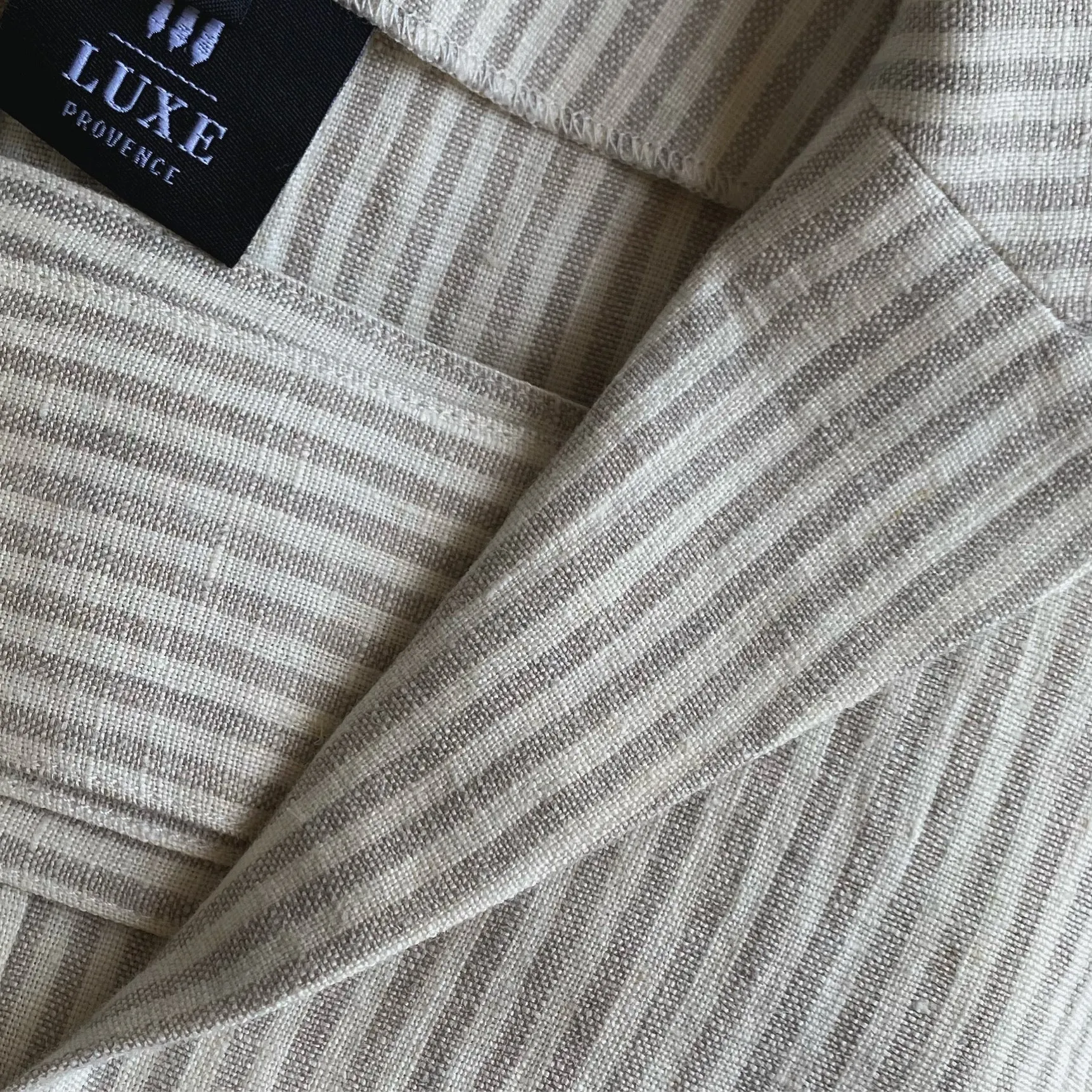 Audrey Linen Jumpsuit - Marine Stripes