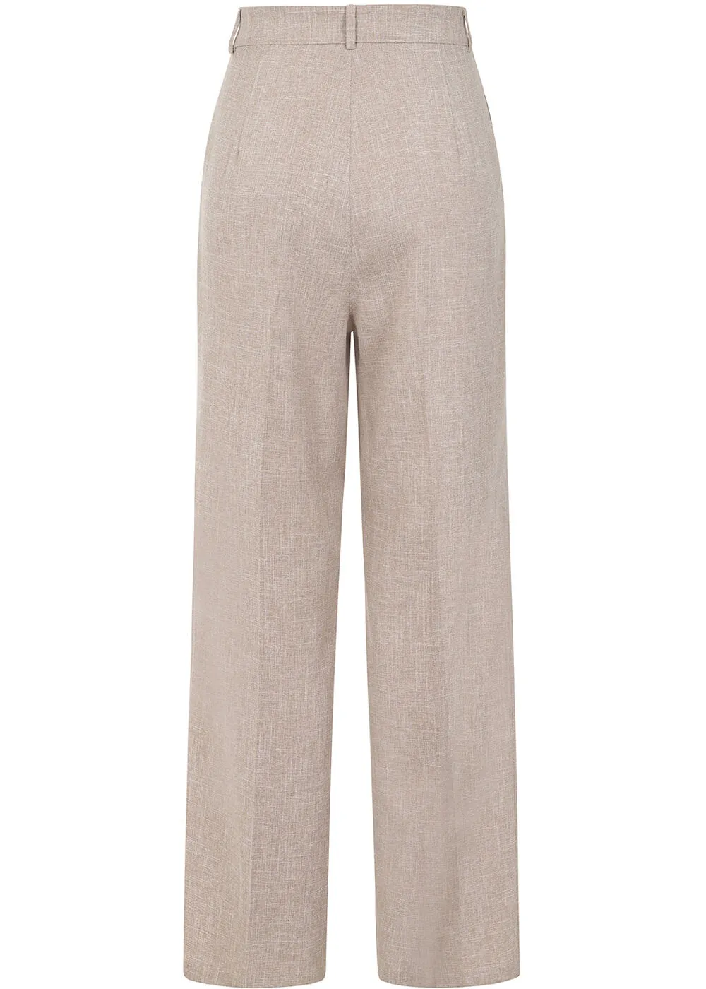 Banned Martha Sand Stripe 40's Trousers Biscuit