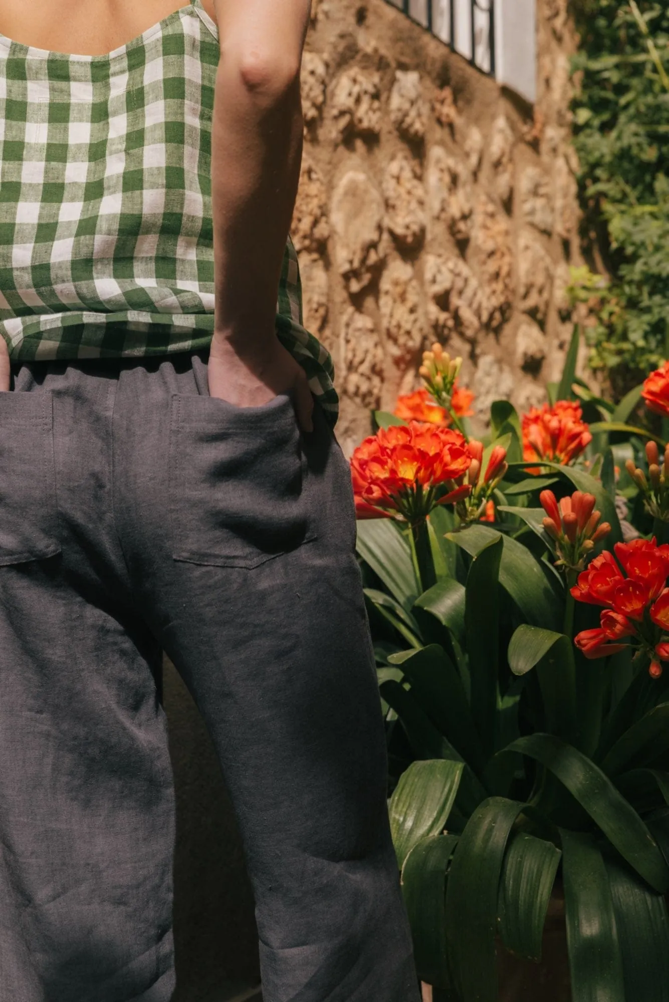 Barbora Linen Straight Leg Trousers | Multiple Colours