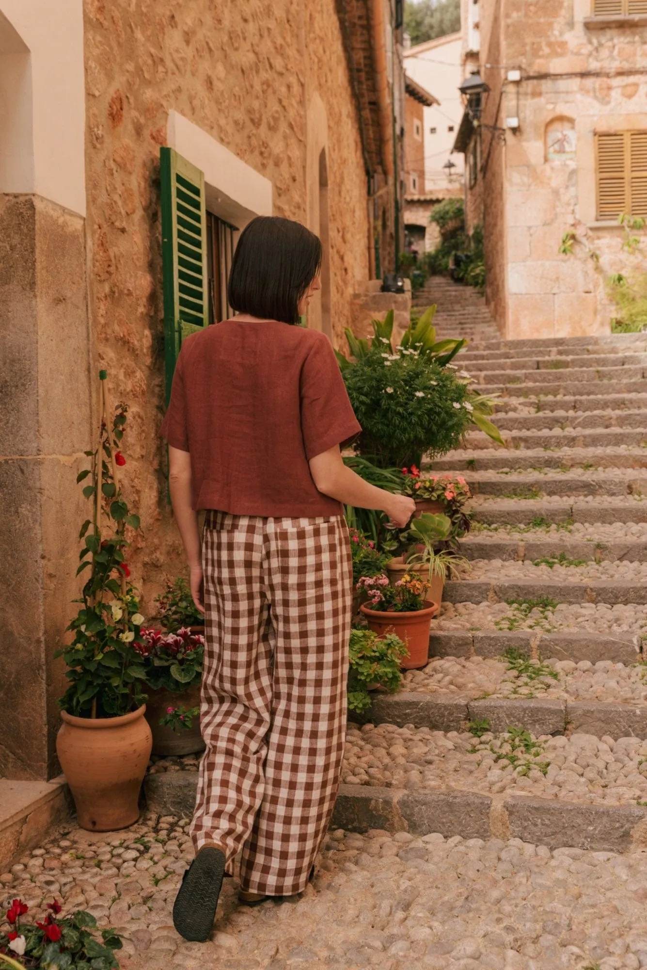 Barbora Linen Straight Leg Trousers | Multiple Colours