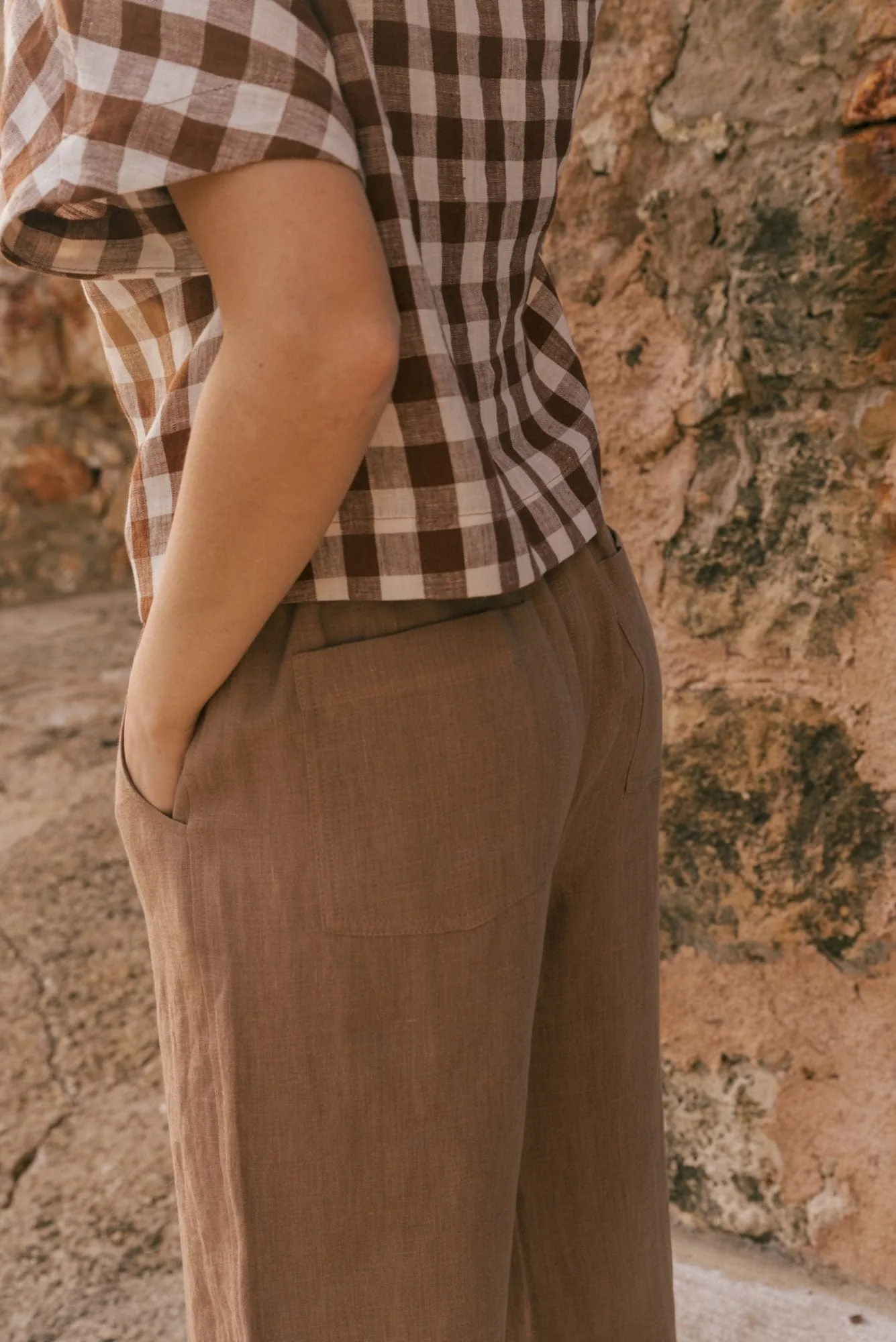 Barbora Linen Straight Leg Trousers | Multiple Colours