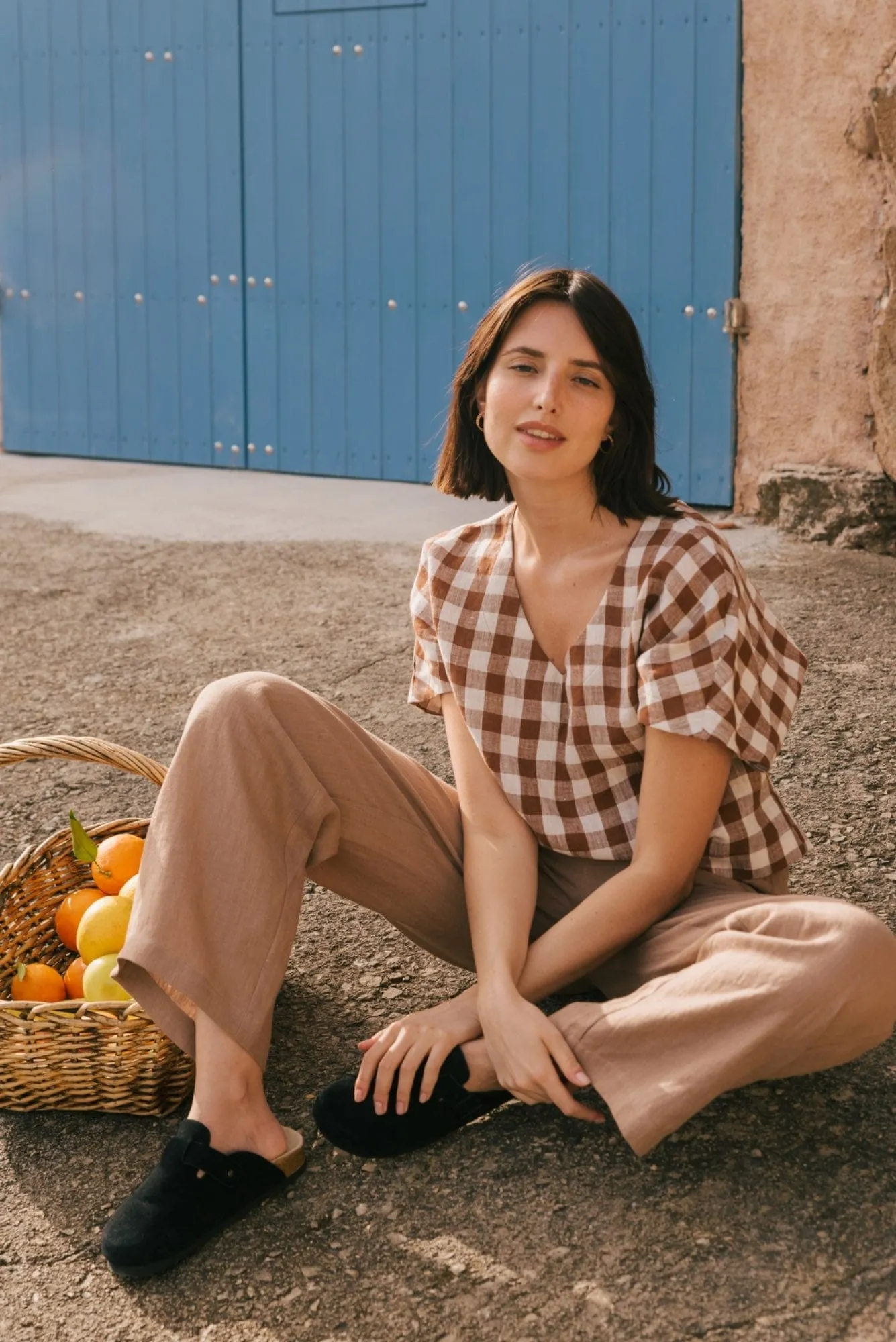Barbora Linen Straight Leg Trousers | Multiple Colours