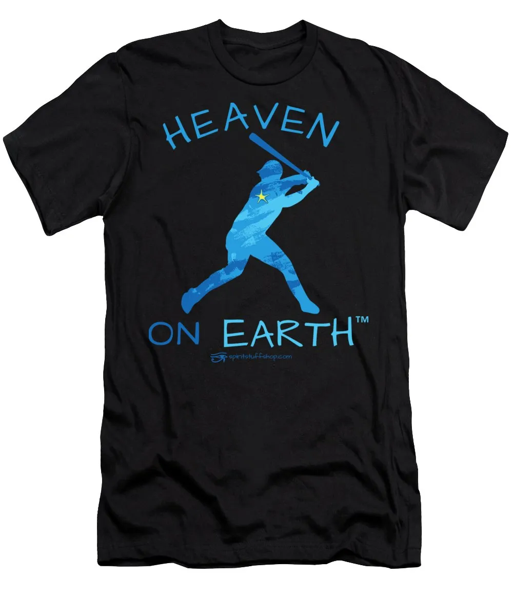 Baseball Heaven On Earth - Men's T-Shirt (Athletic Fit)