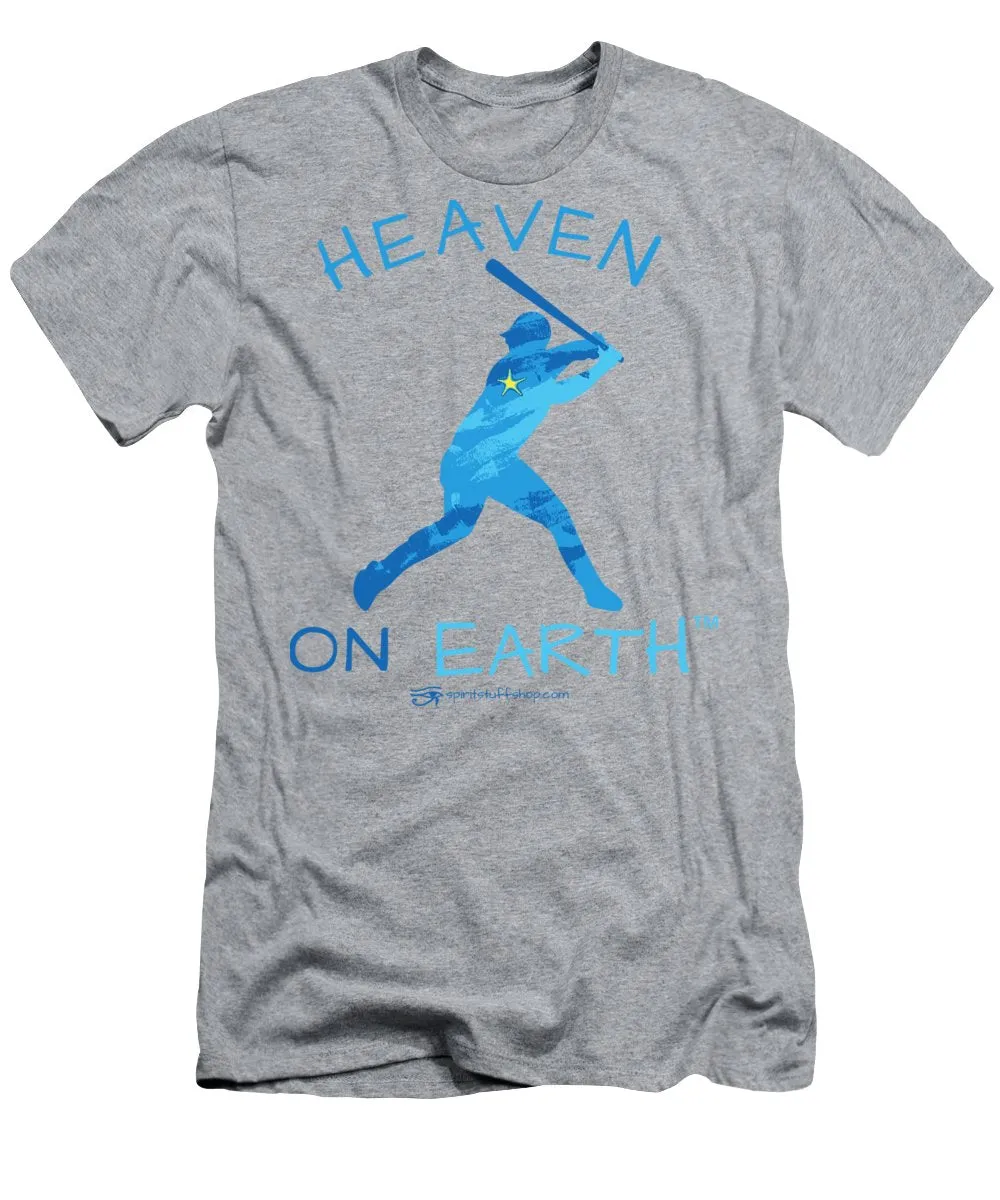 Baseball Heaven On Earth - Men's T-Shirt (Athletic Fit)