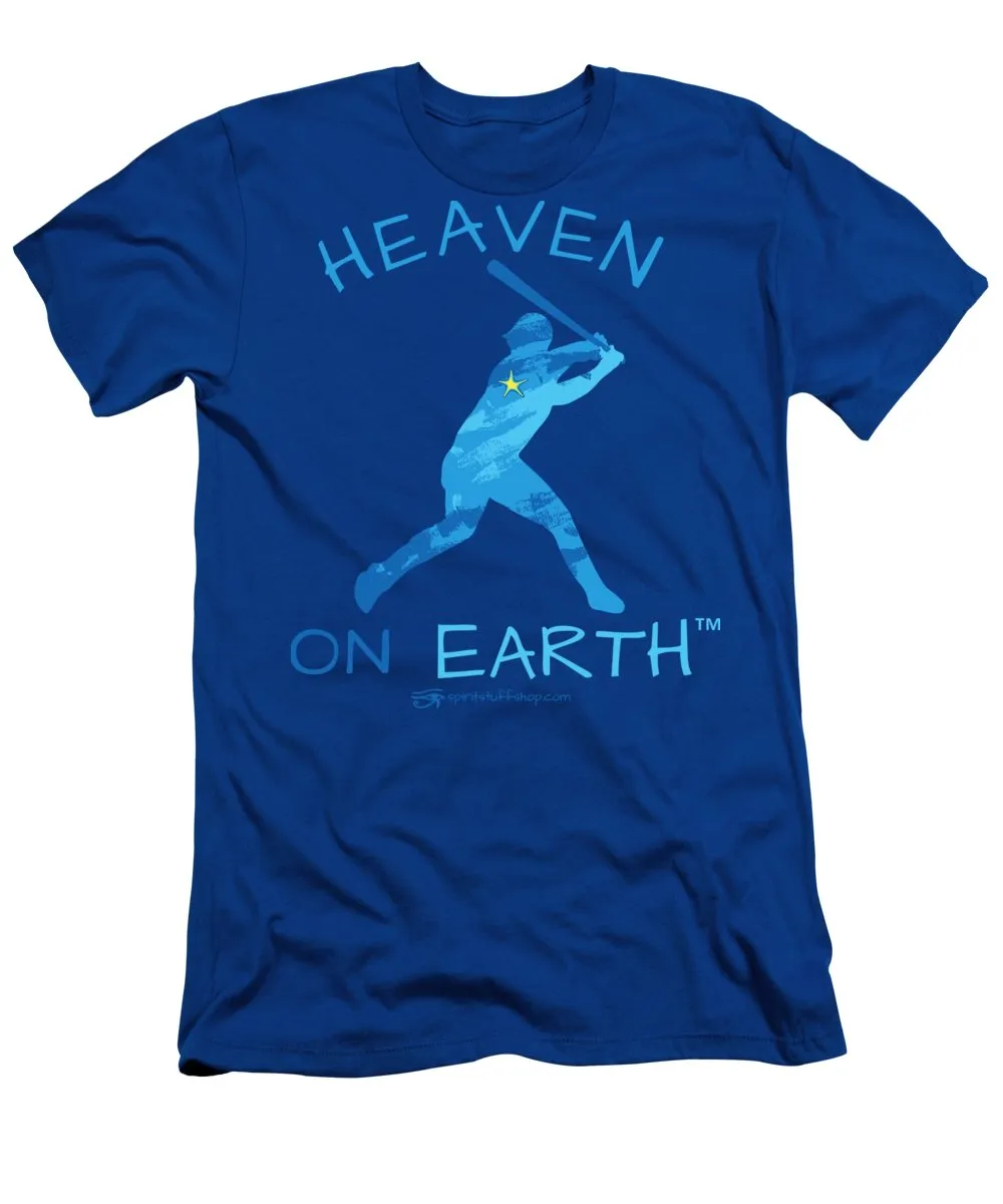 Baseball Heaven On Earth - Men's T-Shirt (Athletic Fit)
