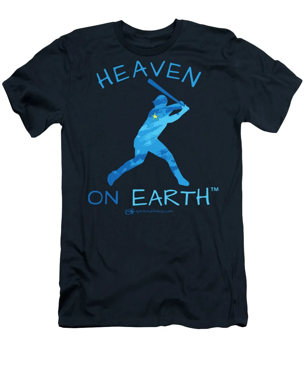 Baseball Heaven On Earth - Men's T-Shirt (Athletic Fit)