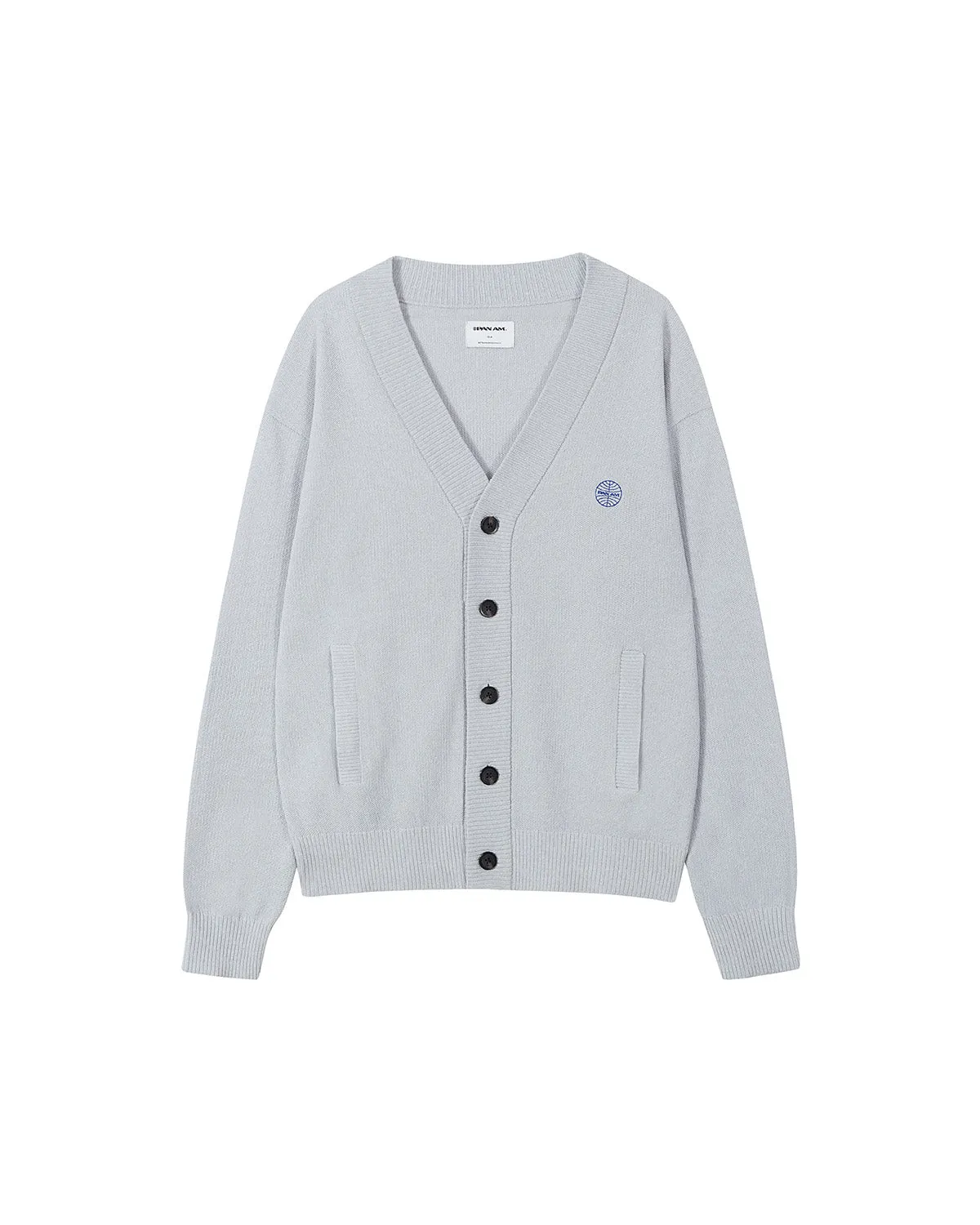 BASIC CARDIGAN_MELANGE GREY