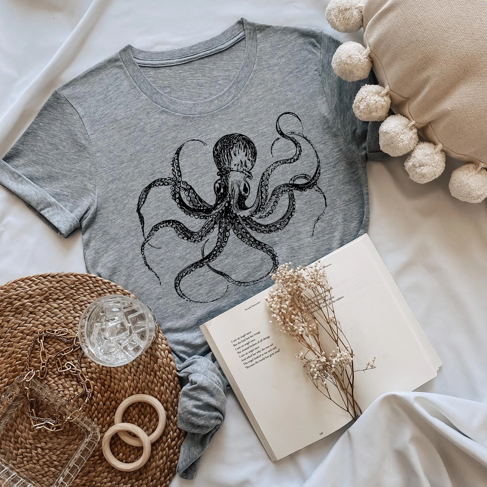 Black Octopus - Tee Shirt