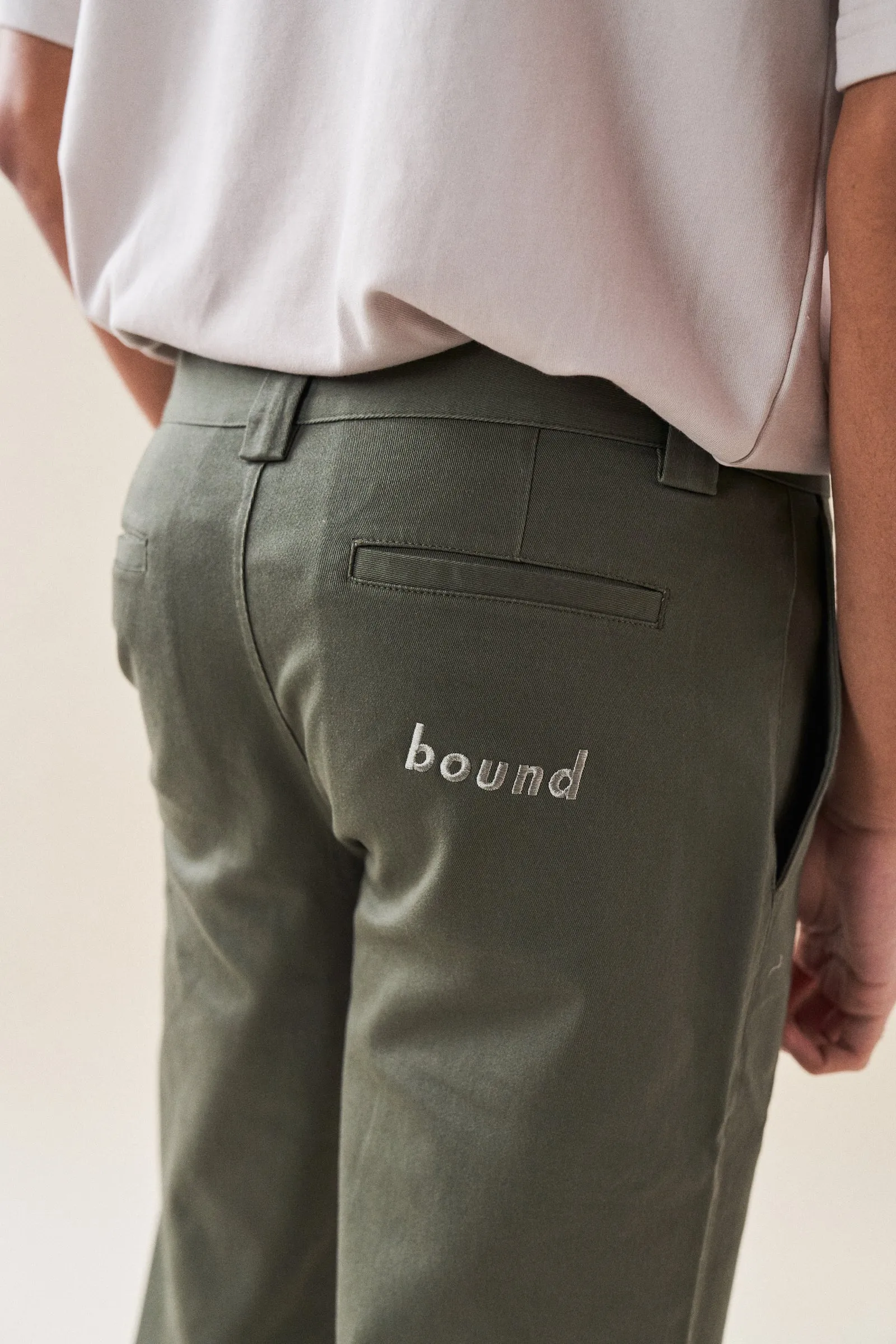bound 'Stamford' Chino Trouser - Khaki