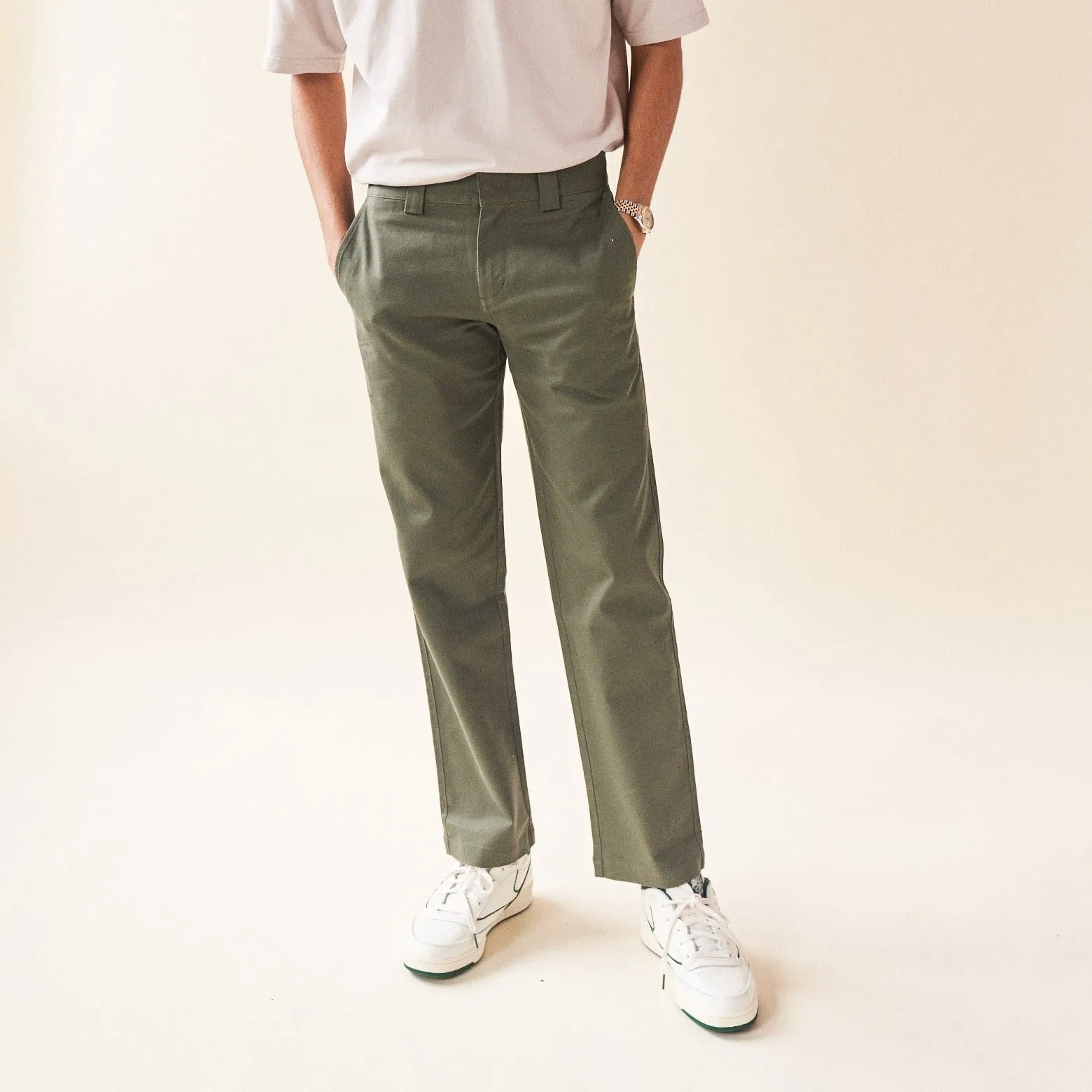bound 'Stamford' Chino Trouser - Khaki