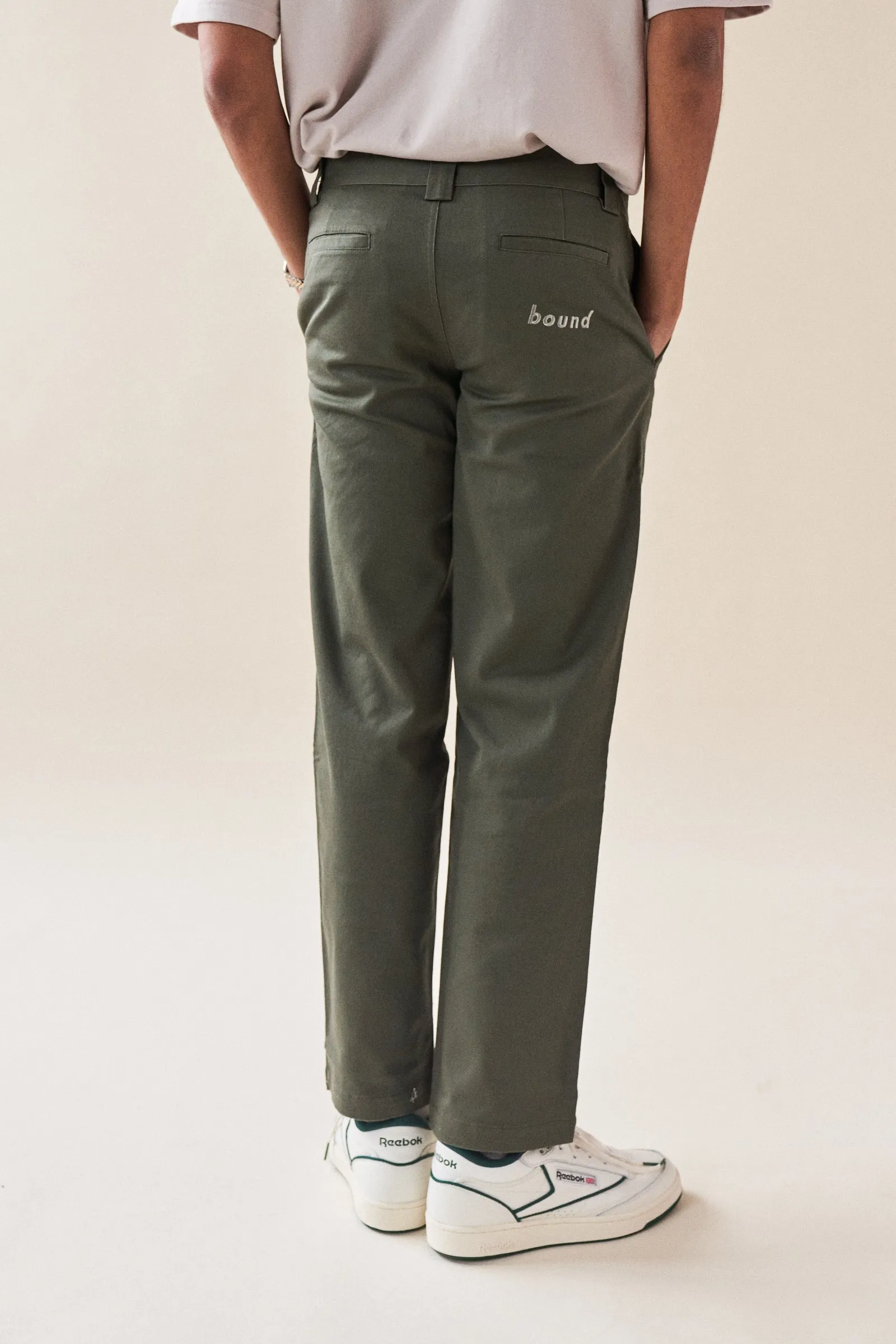 bound 'Stamford' Chino Trouser - Khaki
