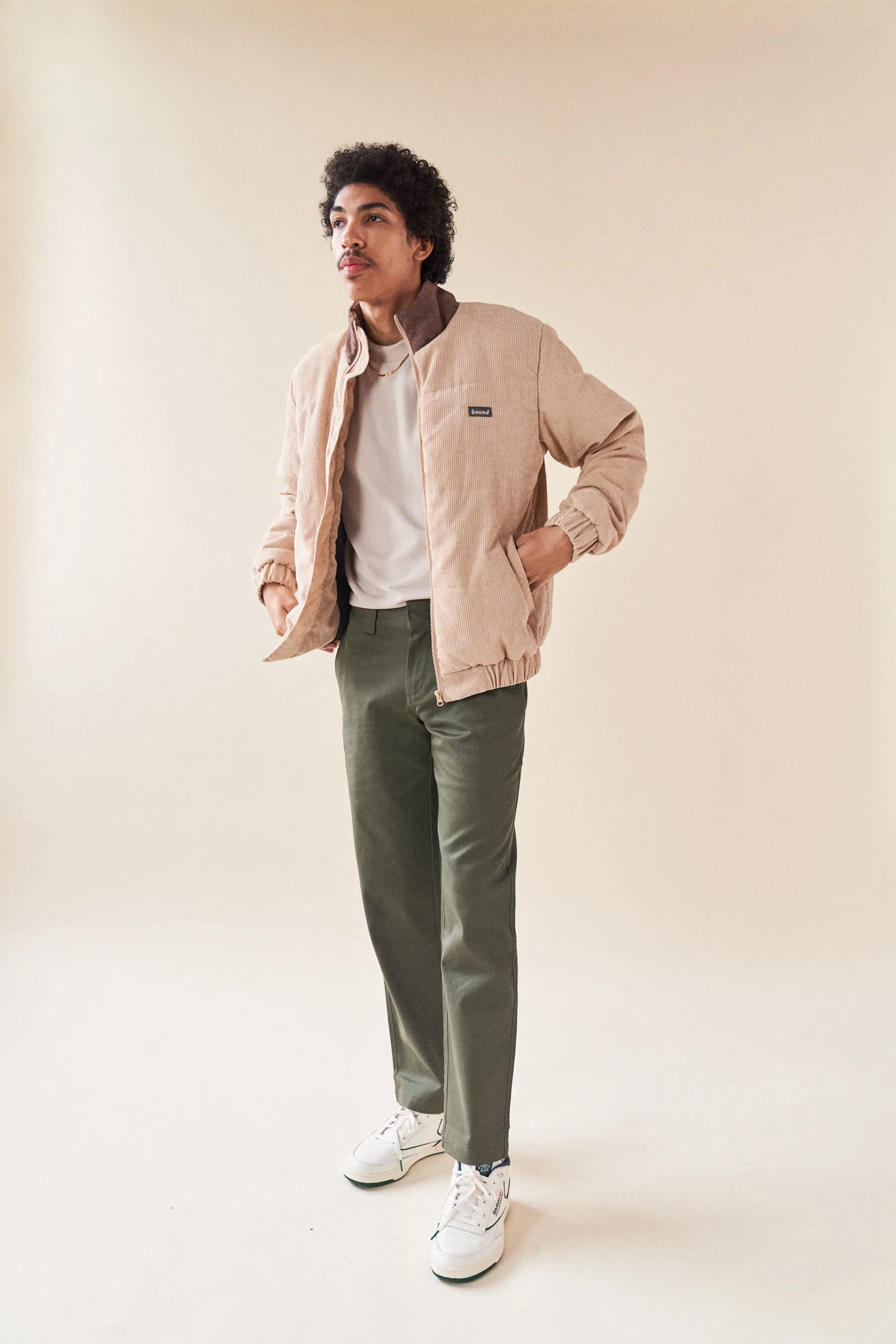 bound 'Stamford' Chino Trouser - Khaki