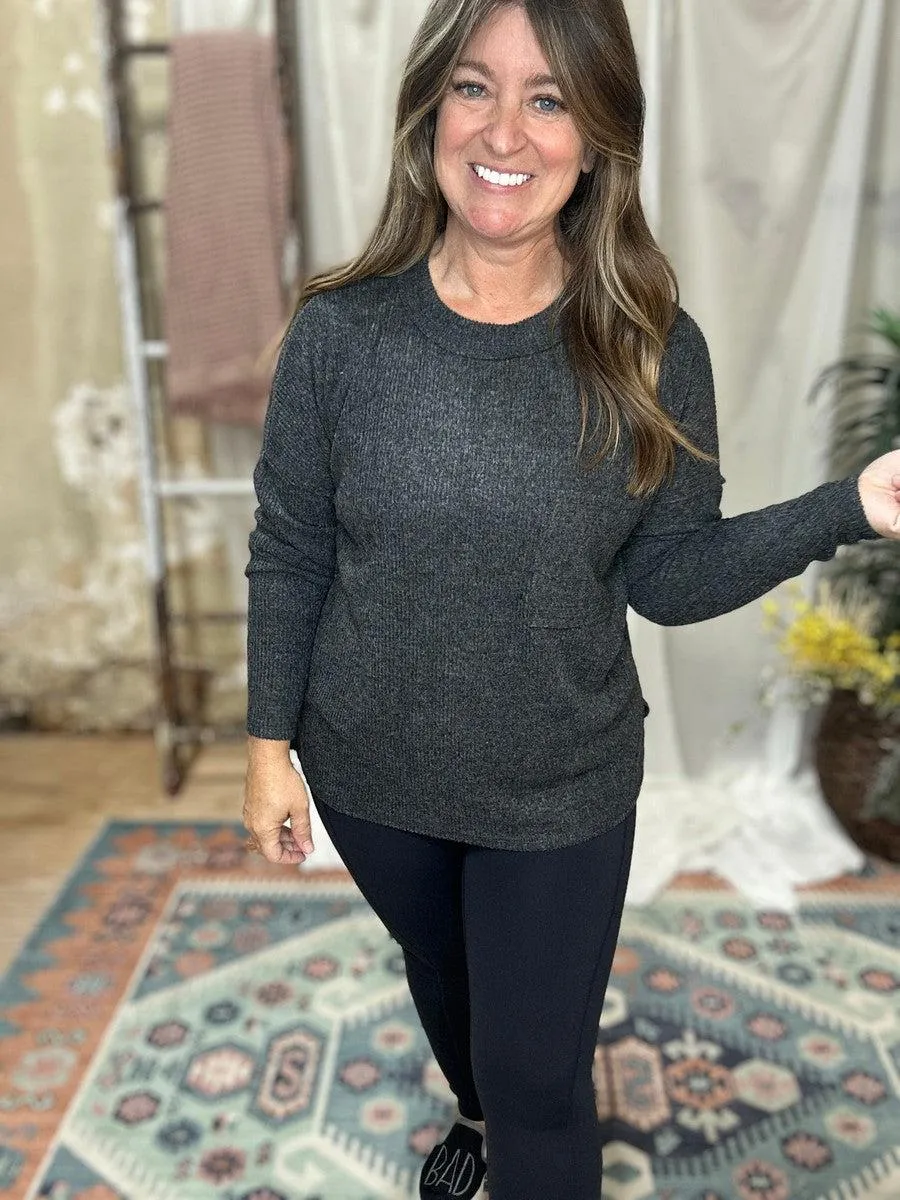 Brushed Sweater Top