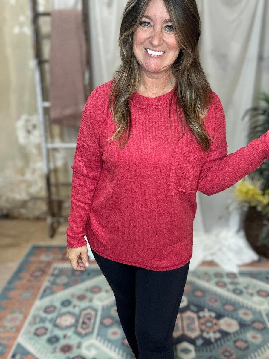 Brushed Sweater Top