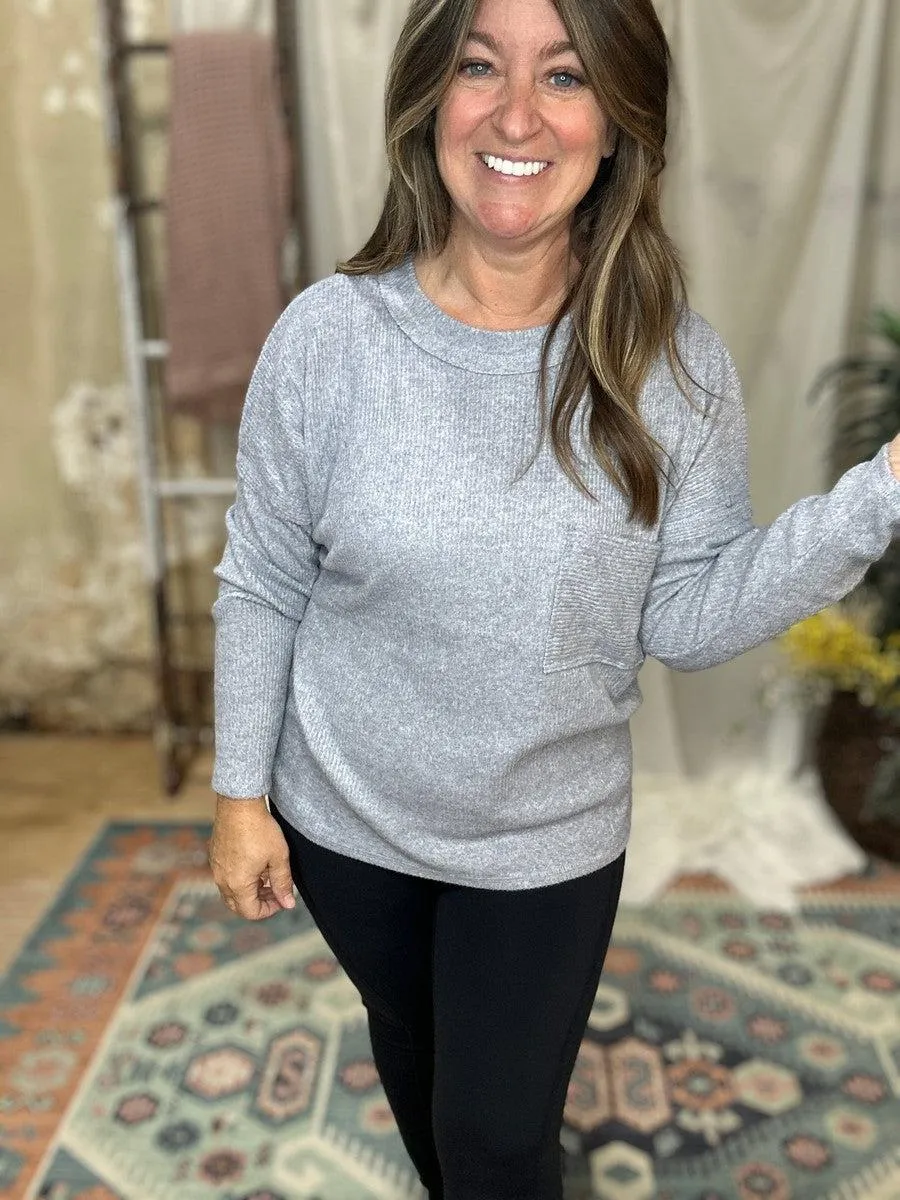 Brushed Sweater Top