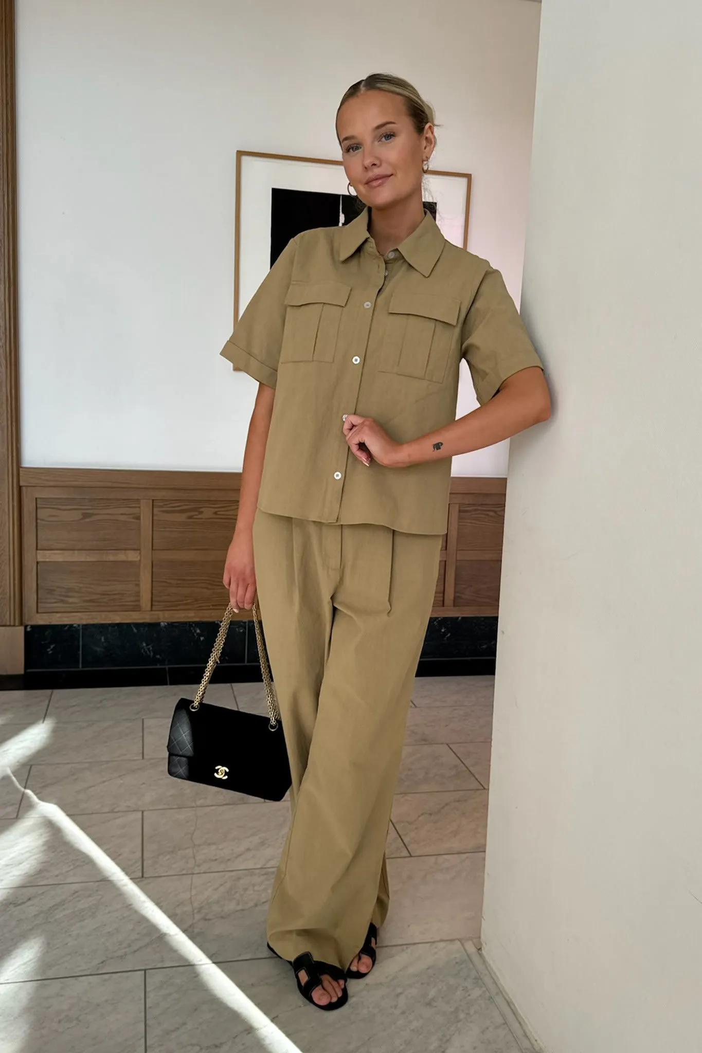 CelinaIC Bukser - Lys Khaki
