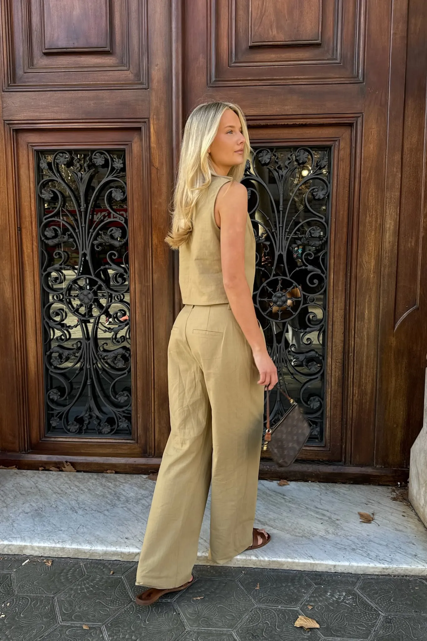 CelinaIC Bukser - Lys Khaki
