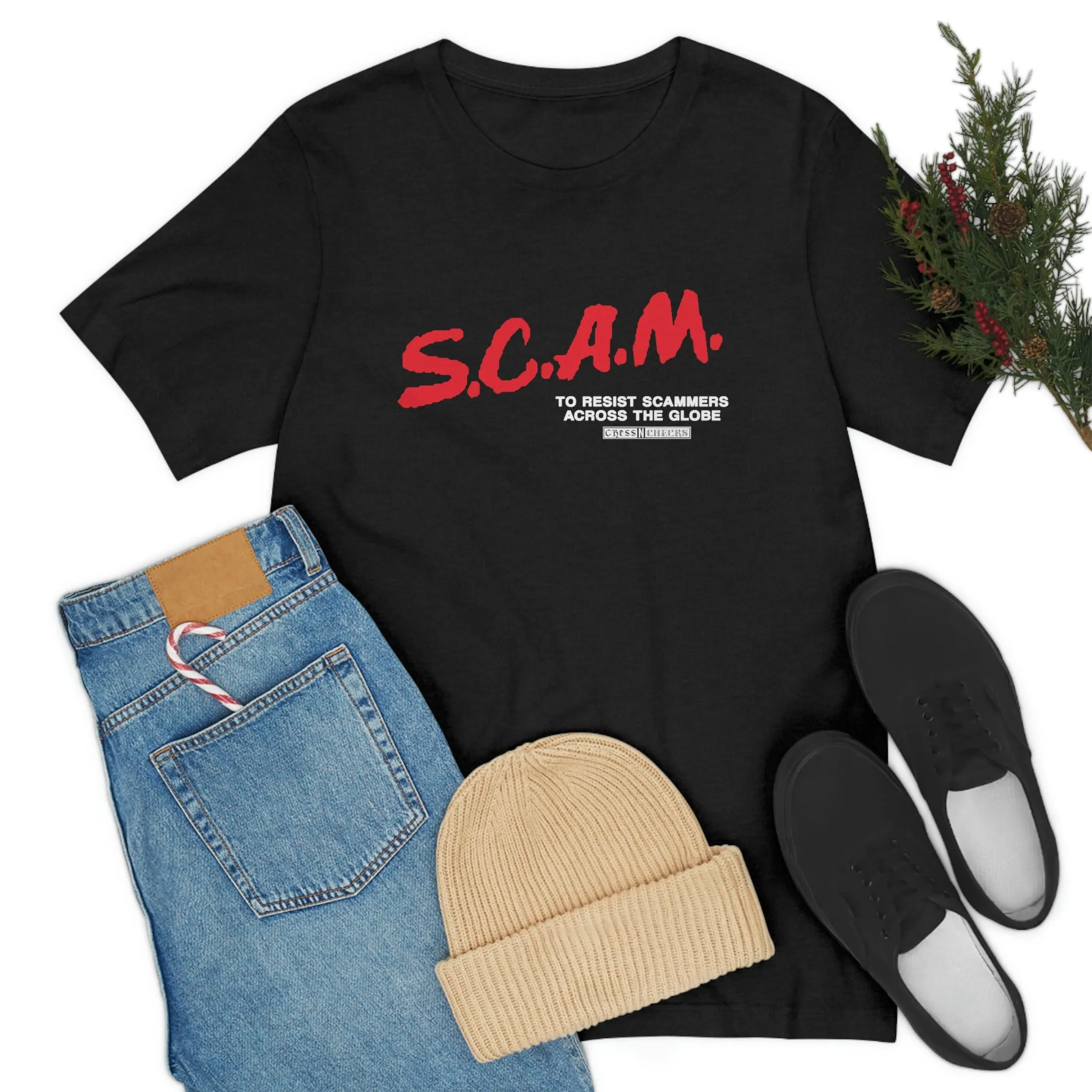 Chess N Checks "S.C.A.M" T-Shirt