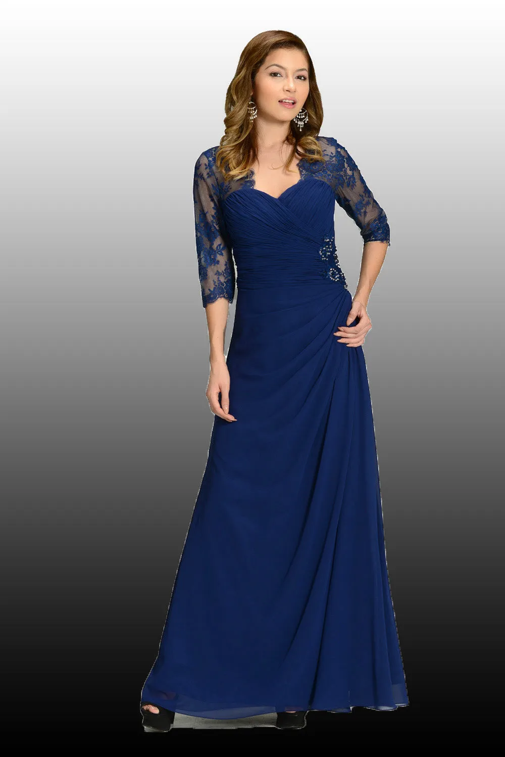 Chiffon & Lace Dress