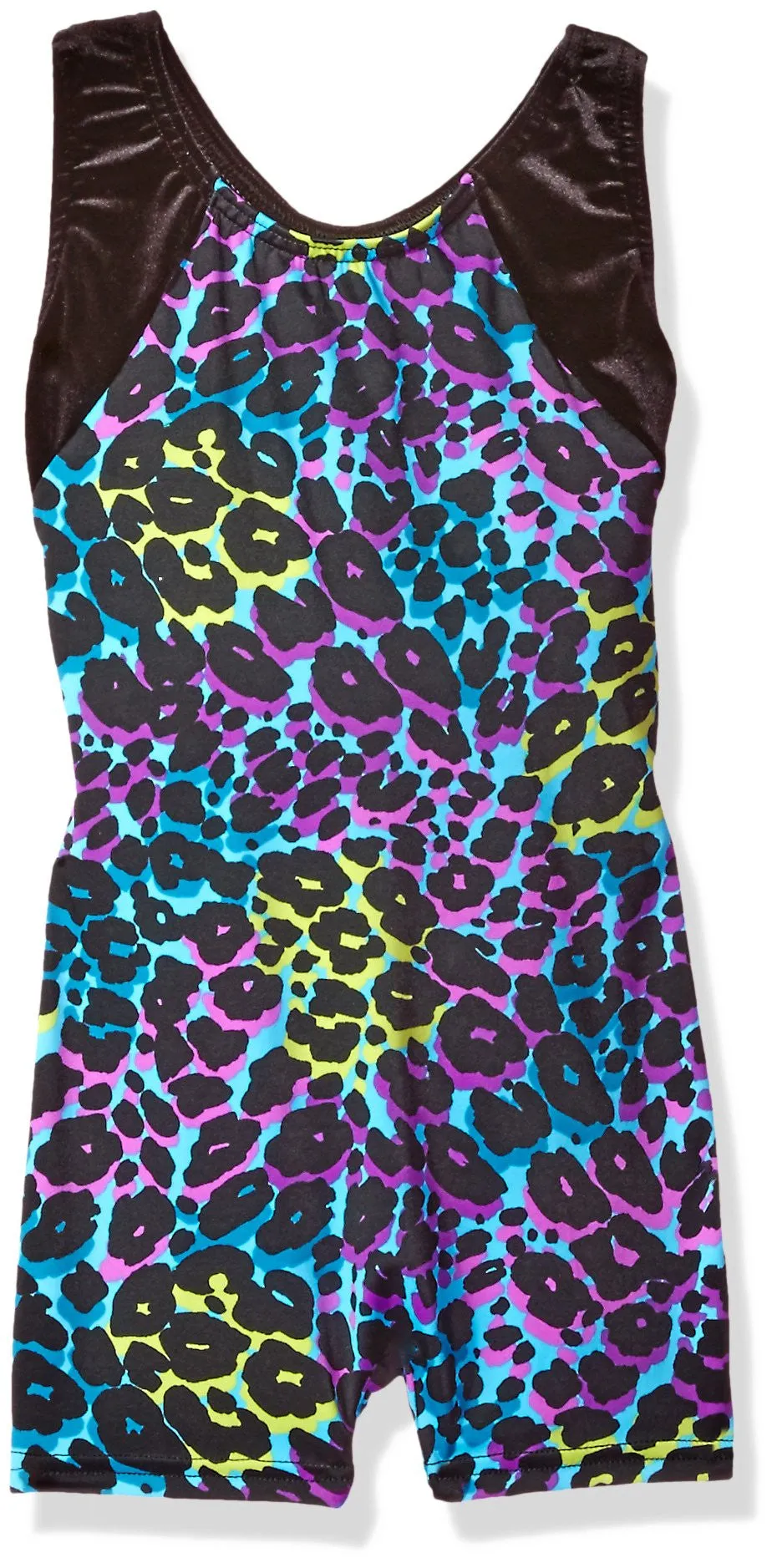 Clementine Little Girls' Racerback Short Unitard Bike-a-Tard