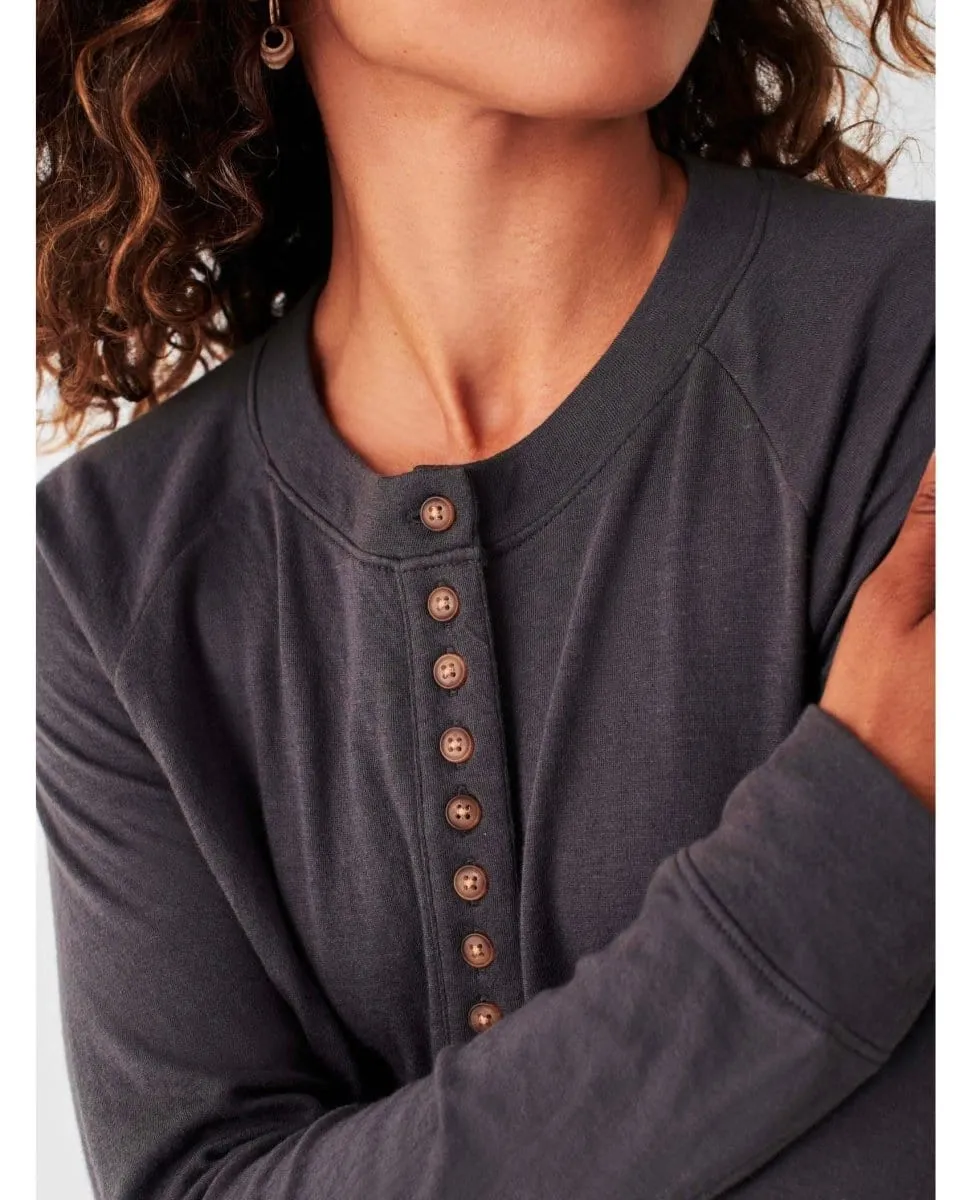 Cloud™ Henley Vintage Black