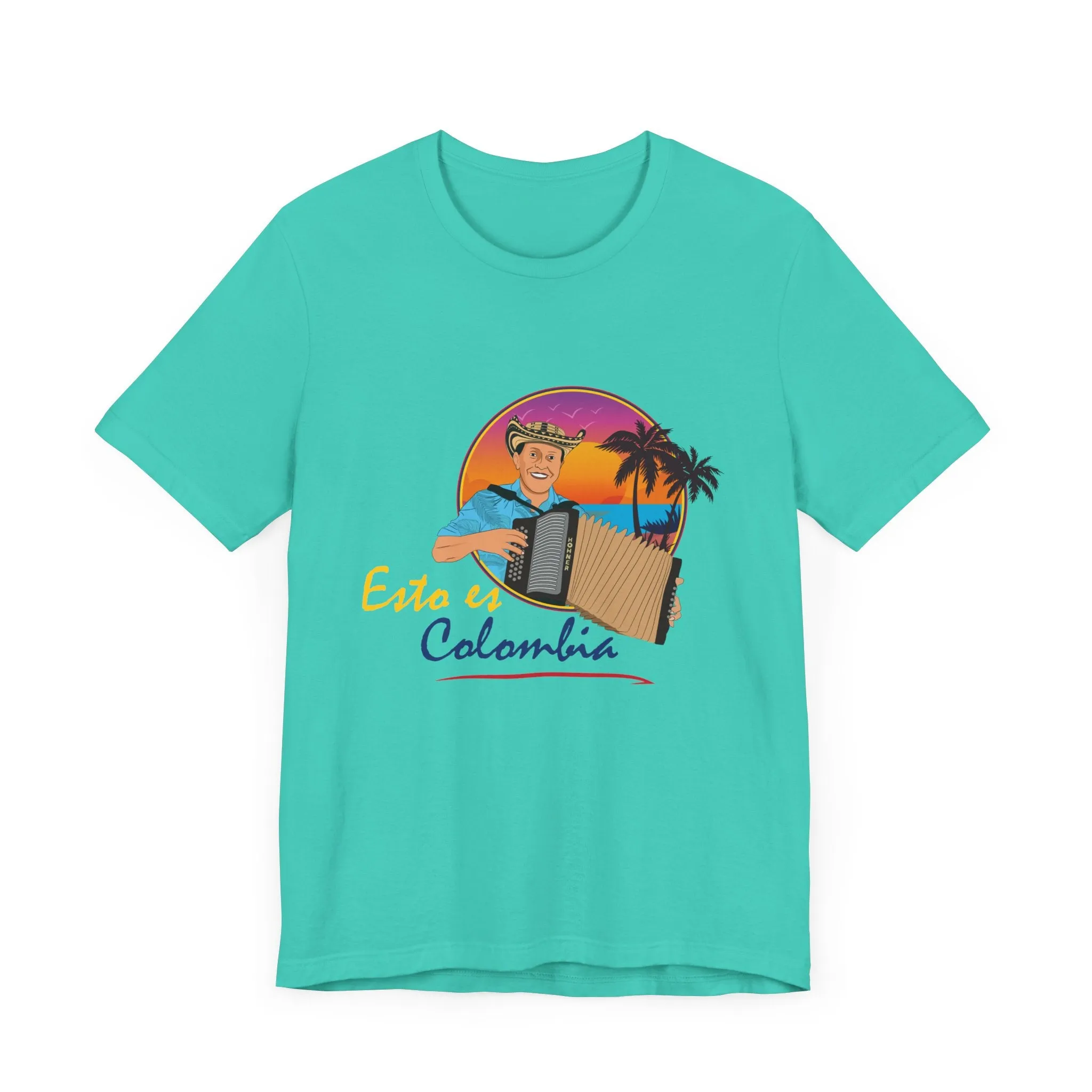 Colombian short-sleeved unisex t-shirt