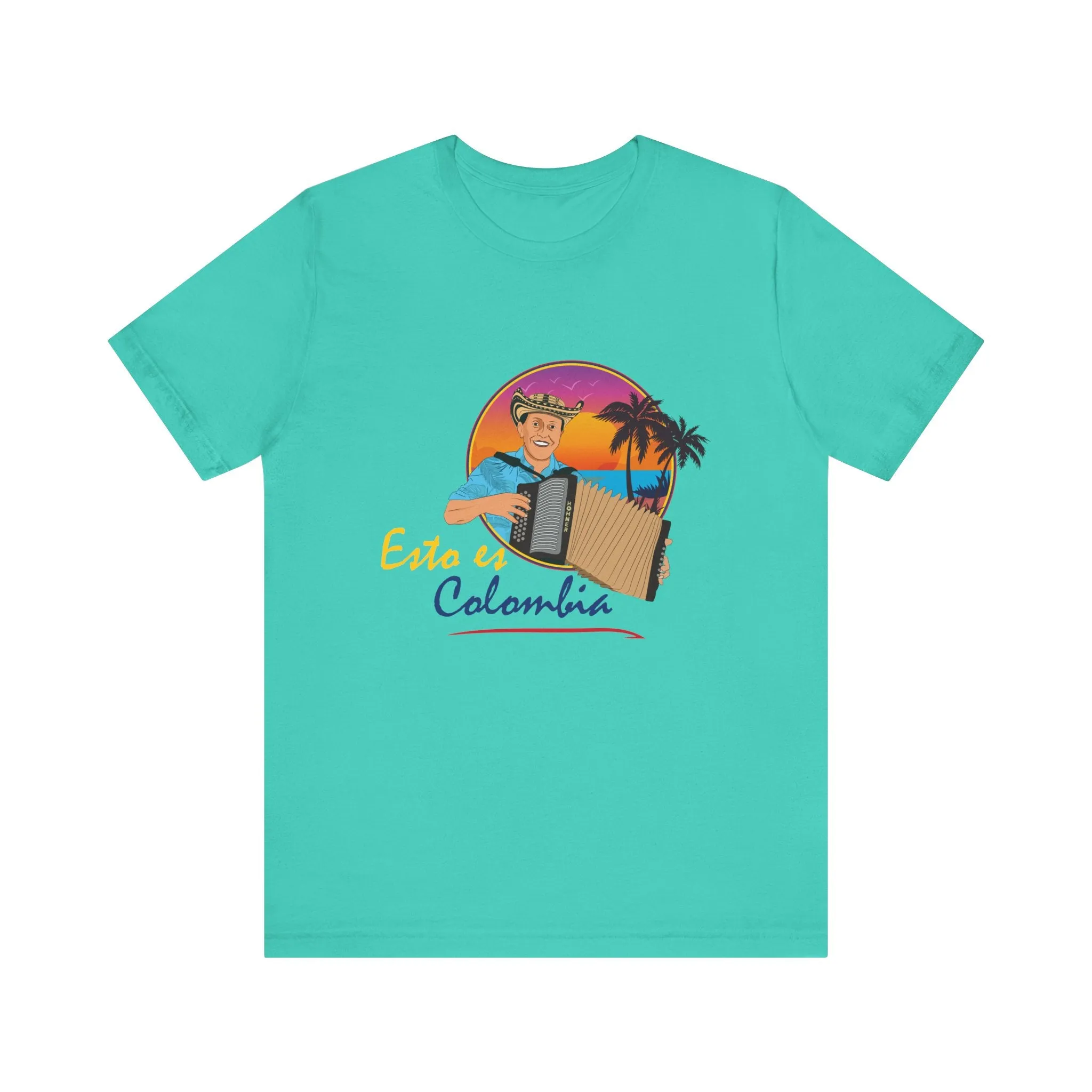 Colombian short-sleeved unisex t-shirt